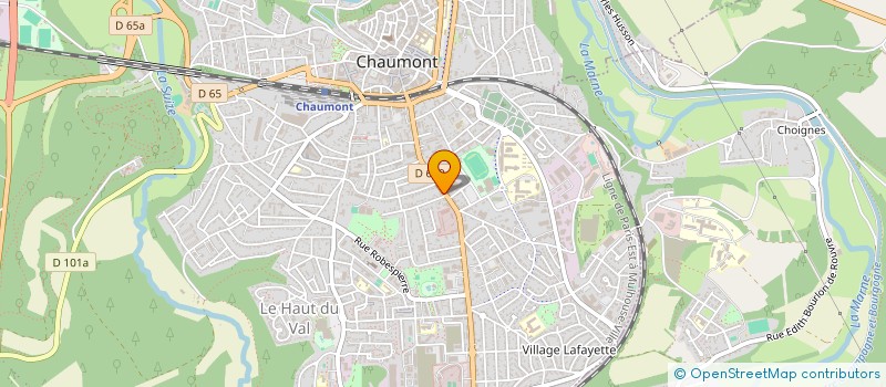 localisation de l'entreprise SCI JERLA à CHAUMONT