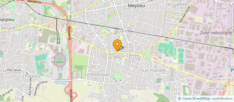 localisation de l'entreprise SCI JERLAU  MEYZIEU