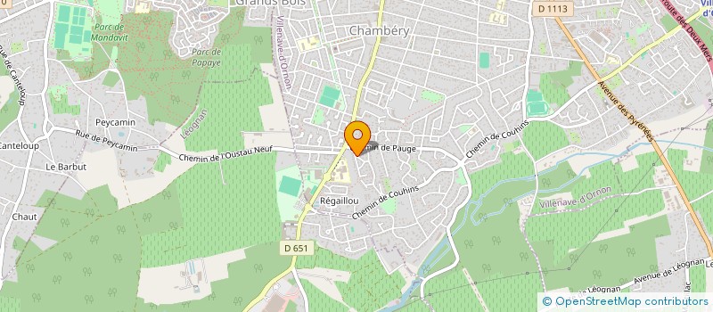 localisation de l'entreprise SCI JERLES  VILLENAVE-D'ORNON