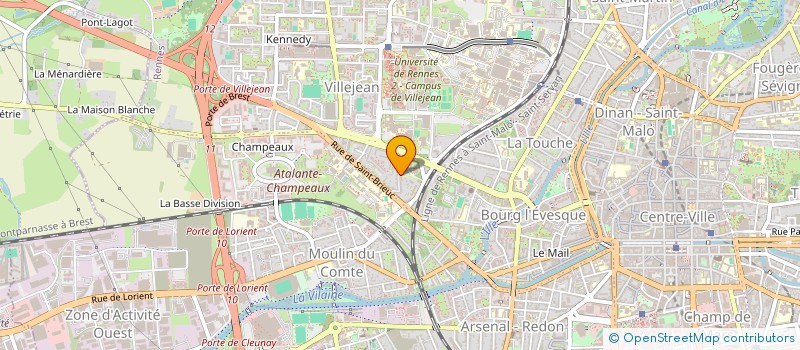 localisation de l'entreprise SCI JERO  RENNES