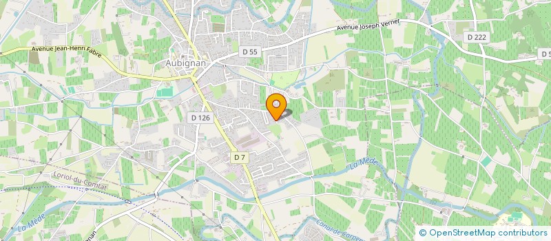 localisation de l'entreprise SCI JERO  AUBIGNAN