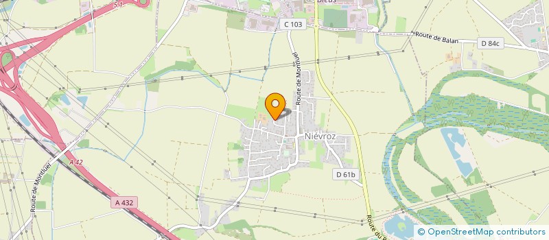 localisation de l'entreprise SCI JEROLYN  NIEVROZ