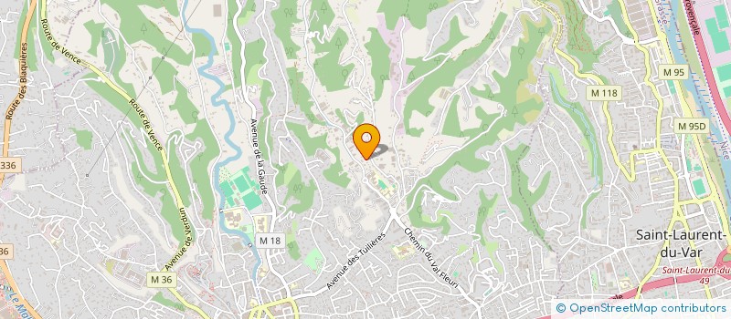 localisation de l'entreprise SCI JEROLYNE à CAGNES-SUR-MER