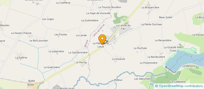 localisation de l'entreprise SCI JEROMAT  SAINT M'HERVE