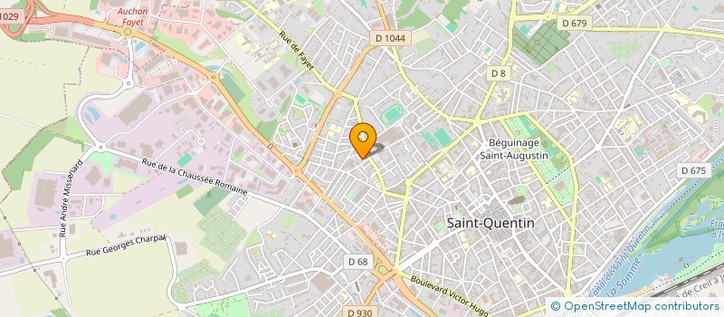 localisation de l'entreprise SCI JEROME à SAINT-QUENTIN