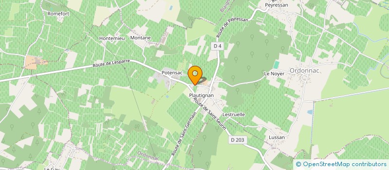 localisation de l'entreprise SCI JEROME  ORDONNAC