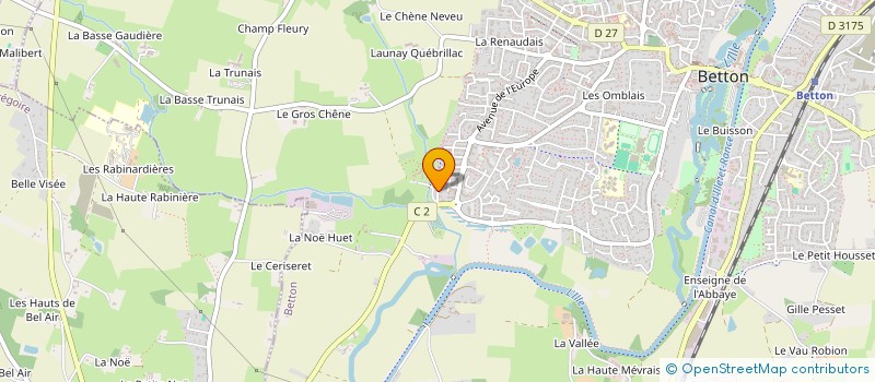 localisation de l'entreprise SCI JEROME  BETTON