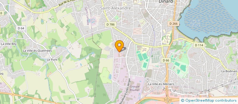 localisation de l'entreprise SCI JEROME DESMEDT  DINARD