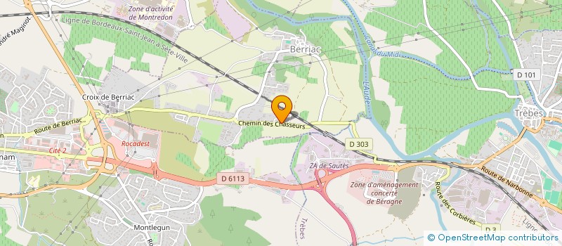 localisation de l'entreprise SCI JEROME ET ELOI FORESTIER  BERRIAC