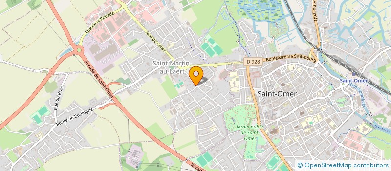 localisation de l'entreprise SCI JEROME ET GUILLAUME  SAINT-MARTIN-LEZ-TATINGHEM