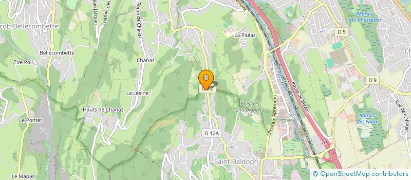 localisation de l'entreprise SCI JEROME FRANCESCHI  SAINT-BALDOPH