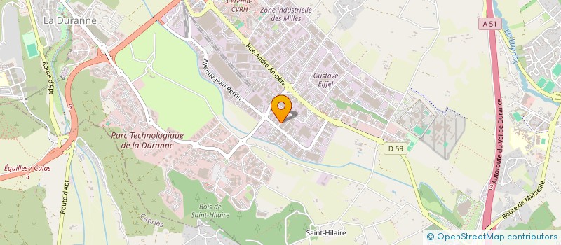 localisation de l'entreprise SCI JEROME JAMET 2 à AIX-EN-PROVENCE
