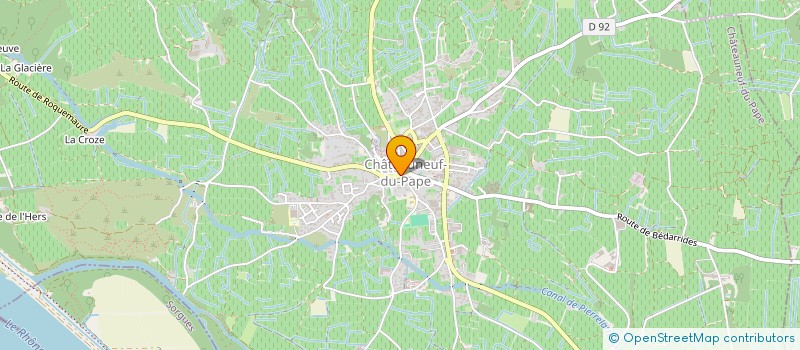 localisation de l'entreprise SCI JEROME-R. QUIOT  CHATEAUNEUF-DU-PAPE