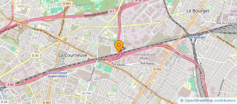 localisation de l'entreprise SCI JEROMI DE CHARTRES à LA COURNEUVE