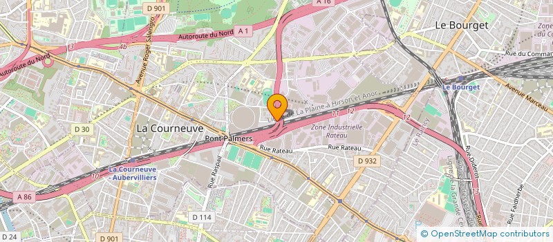 localisation de l'entreprise SCI JEROMI DE LA JUSTICE DE MALESHERBES à LA COURNEUVE