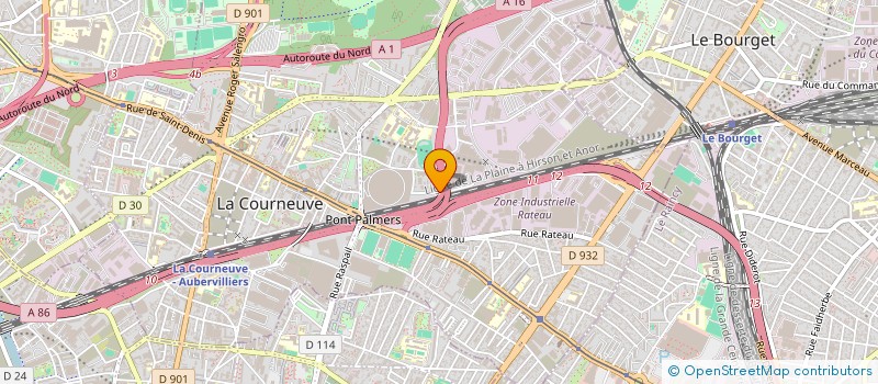 localisation de l'entreprise SCI JEROMI DE SAINT-MARD à LA COURNEUVE