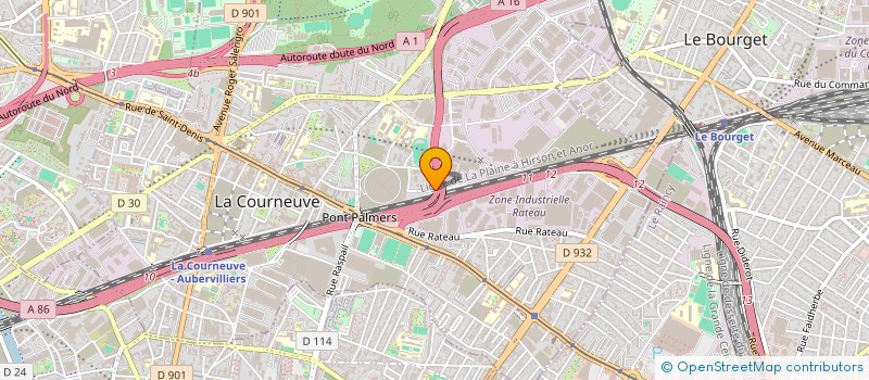 localisation de l'entreprise SCI JEROMI DE VARCES à LA COURNEUVE
