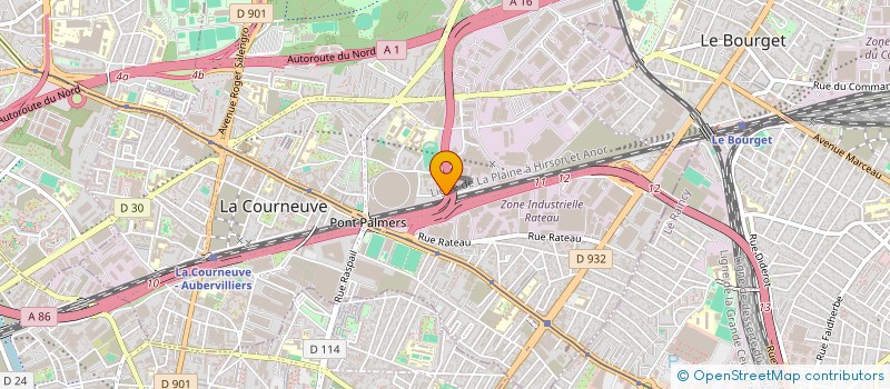 localisation de l'entreprise SCI JEROMI LES AVIGNON à LA COURNEUVE