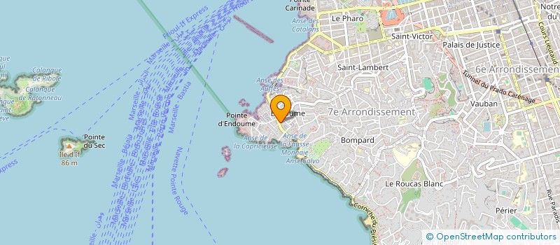 localisation de l'entreprise SCI JERON à MARSEILLE
