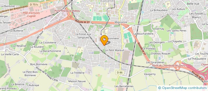 localisation de l'entreprise SCI JERONICO à JOUE LES TOURS