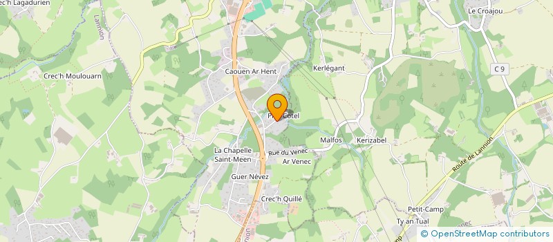 localisation de l'entreprise SCI JERONICO  SAINT-QUAY-PERROS