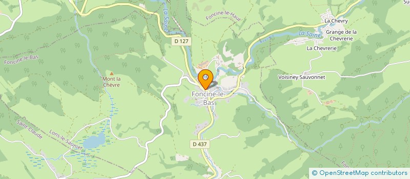 localisation de l'entreprise SCI JERONILOVA  FONCINE-LE-BAS