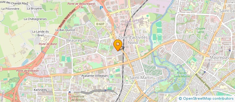localisation de l'entreprise SCI JERONIMO  RENNES