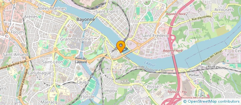 localisation de l'entreprise SCI JERPY à BAYONNE