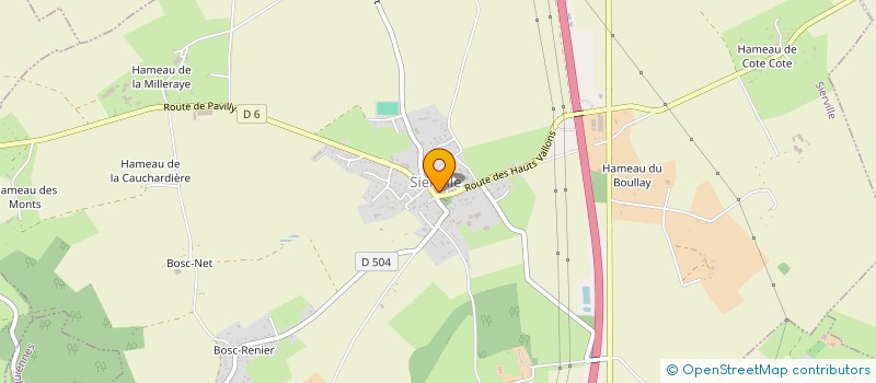 localisation de l'entreprise SCI JERQ  SIERVILLE