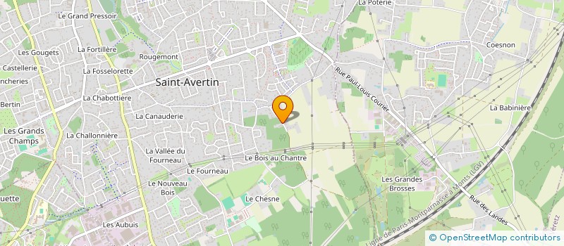 localisation de l'entreprise SCI JERRICAN  SAINT-AVERTIN