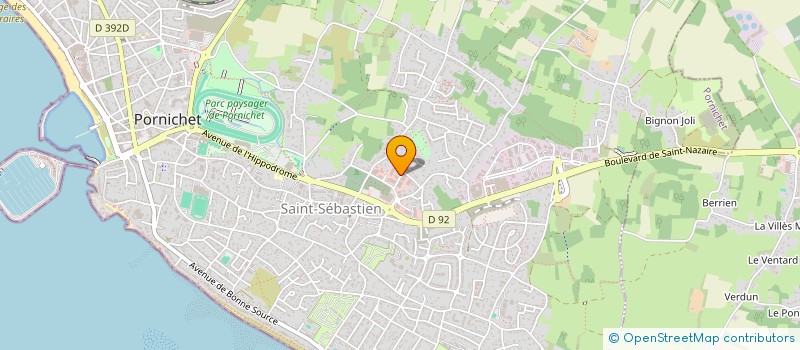 localisation de l'entreprise SCI JERRY  PORNICHET