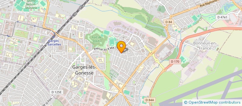 localisation de l'entreprise SCI JERRY à GARGES-LES-GONESSE
