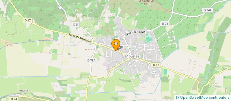 localisation de l'entreprise SCI JERRY THOM  MOURIES