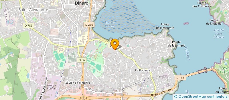 localisation de l'entreprise SCI JERTHO MALIDOR  DINARD