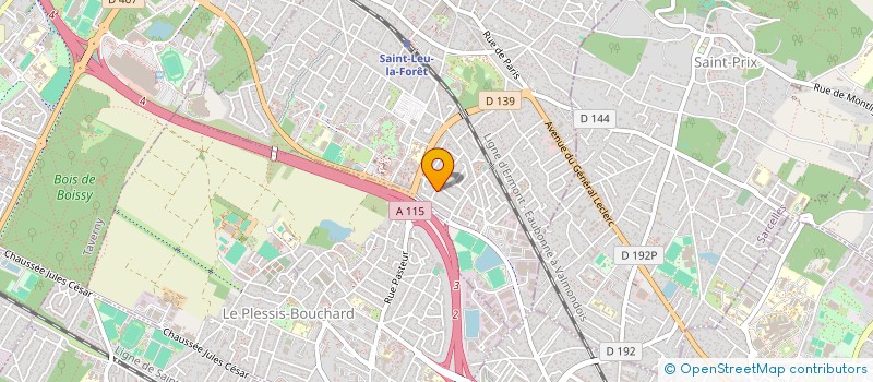 localisation de l'entreprise SCI JES  SAINT-LEU-LA-FORET