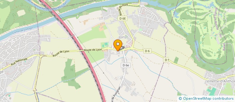 localisation de l'entreprise SCI JESA  JONS