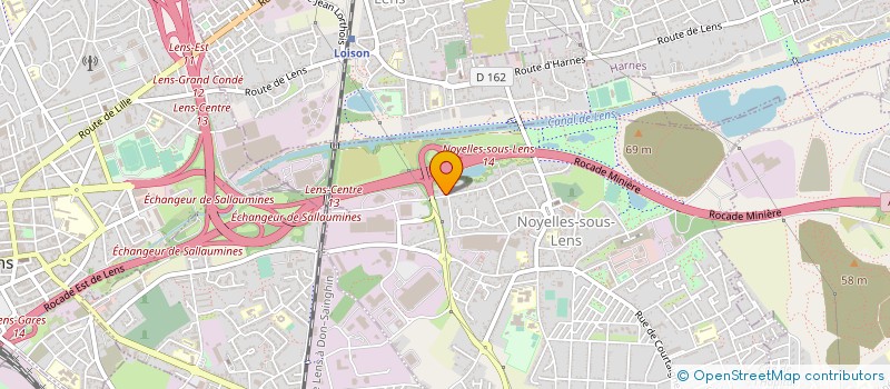 localisation de l'entreprise SCI JESABELLE  NOYELLES-SOUS-LENS