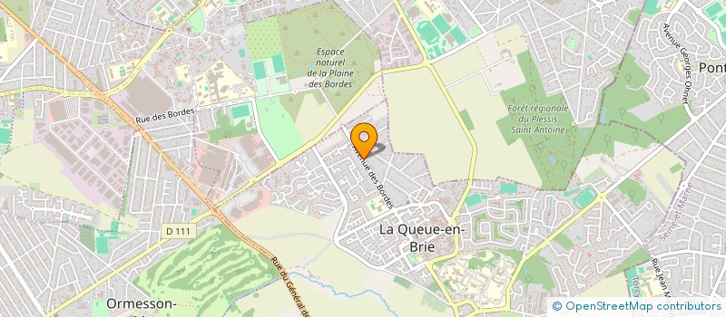 localisation de l'entreprise SCI JESALEX  LA QUEUE-EN-BRIE