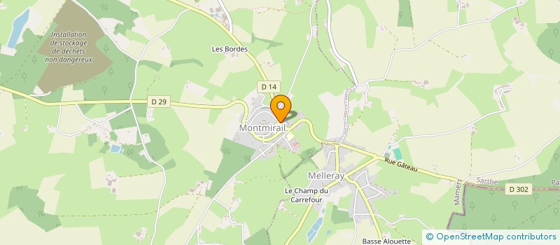 localisation de l'entreprise SCI JESCA  MONTMIRAIL