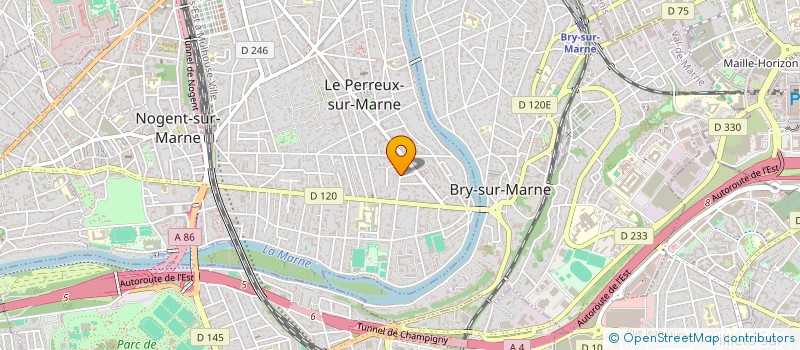 localisation de l'entreprise SCI JESCILA  LE PERREUX-SUR-MARNE