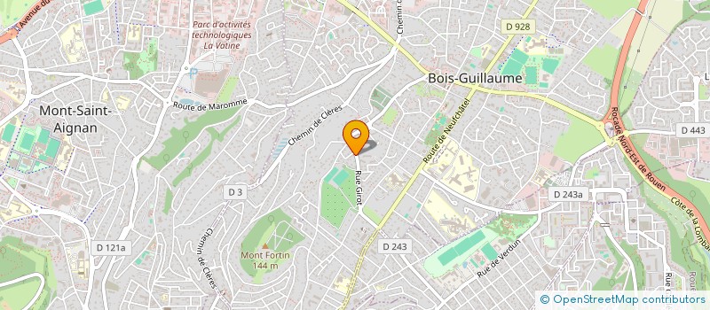 localisation de l'entreprise SCI JESEL à BOIS-GUILLAUME