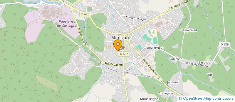 localisation de l'entreprise SCI JESIAN  MIMIZAN