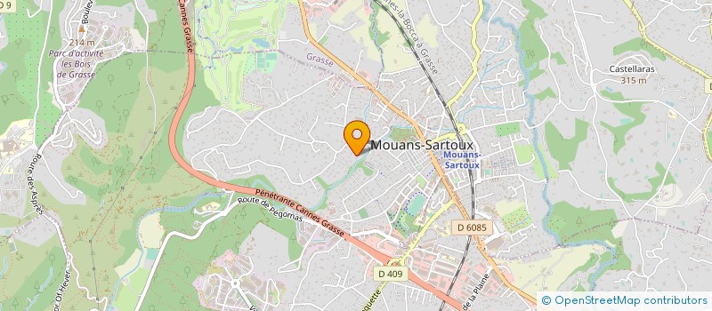 localisation de l'entreprise SCI JESMAX à MOUANS-SARTOUX