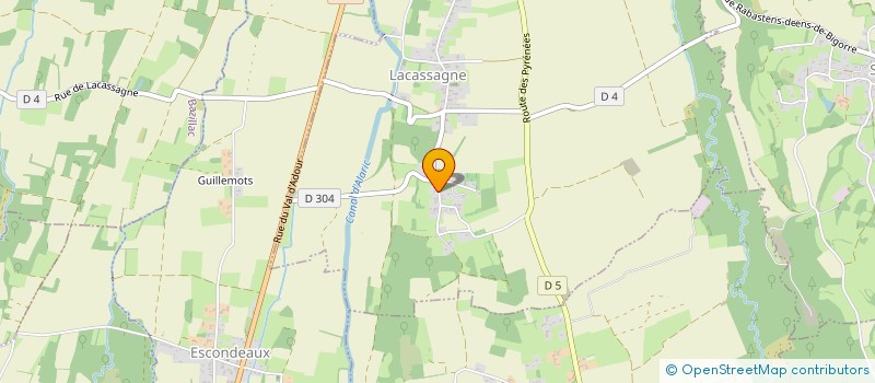 localisation de l'entreprise SCI JESOELAN  LACASSAGNE