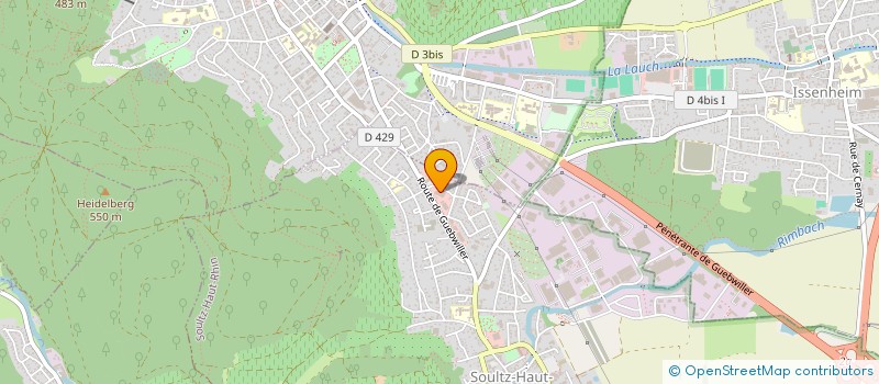 localisation de l'entreprise SCI JESOLO  SOULTZ-HAUT-RHIN