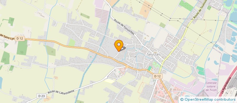 localisation de l'entreprise SCI JESS 64  SEYSSES