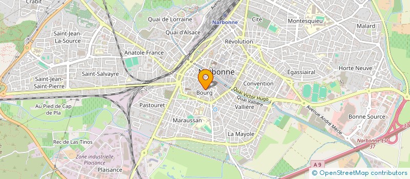 localisation de l'entreprise SCI JESS à NARBONNE