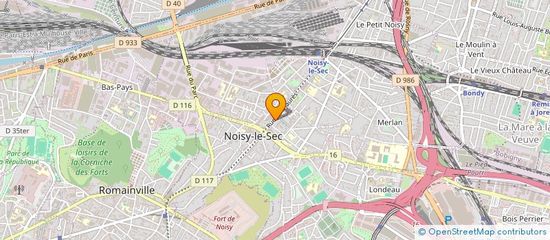 localisation de l'entreprise SCI JESS ET JO à NOISY-LE-SEC