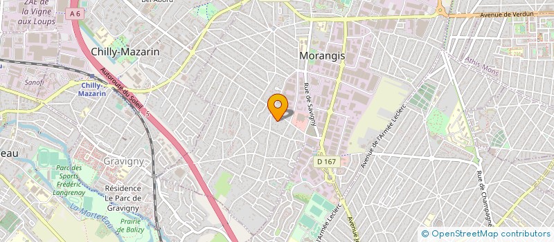 localisation de l'entreprise SCI JESS IMMOBILIER  MORANGIS