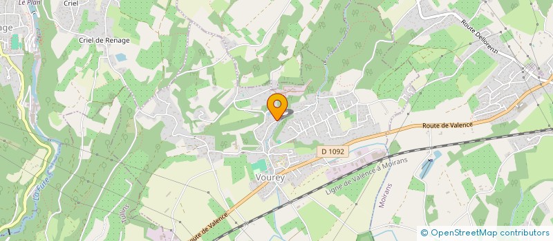 localisation de l'entreprise SCI JESSEBEL  VOUREY